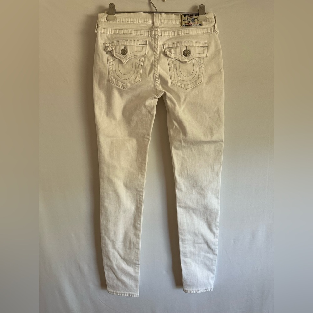 True Religion Jeans Skinny Legging Women White Size 29